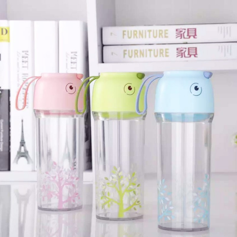 韓版可愛雙層塑料隨手杯創意便攜新款運動水杯學生水壺兒童太空杯工廠,批發,進口,代購