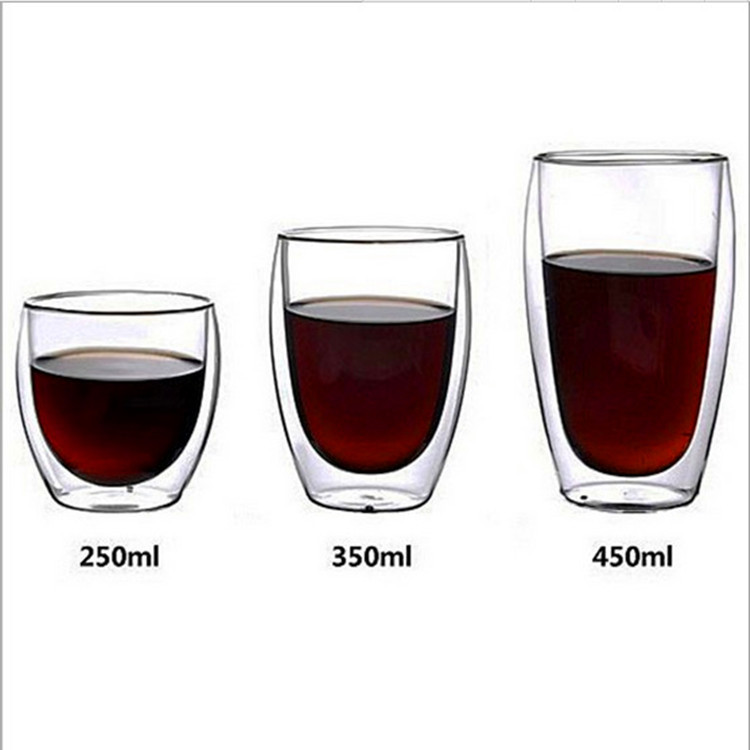 創意透明加厚耐高溫玻璃杯 廣告杯禮品杯定製LOGO水杯 雙層玻璃工廠,批發,進口,代購