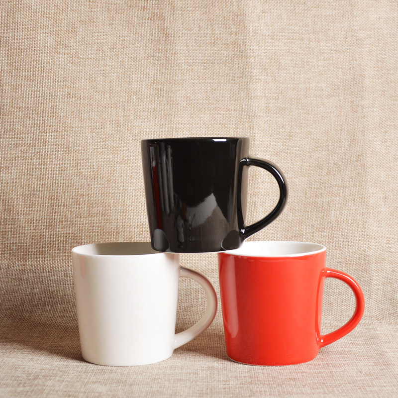 廠傢供應 陶瓷色釉馬克杯 咖啡杯套裝 速溶咖啡杯 可定製LOGO批發・進口・工廠・代買・代購