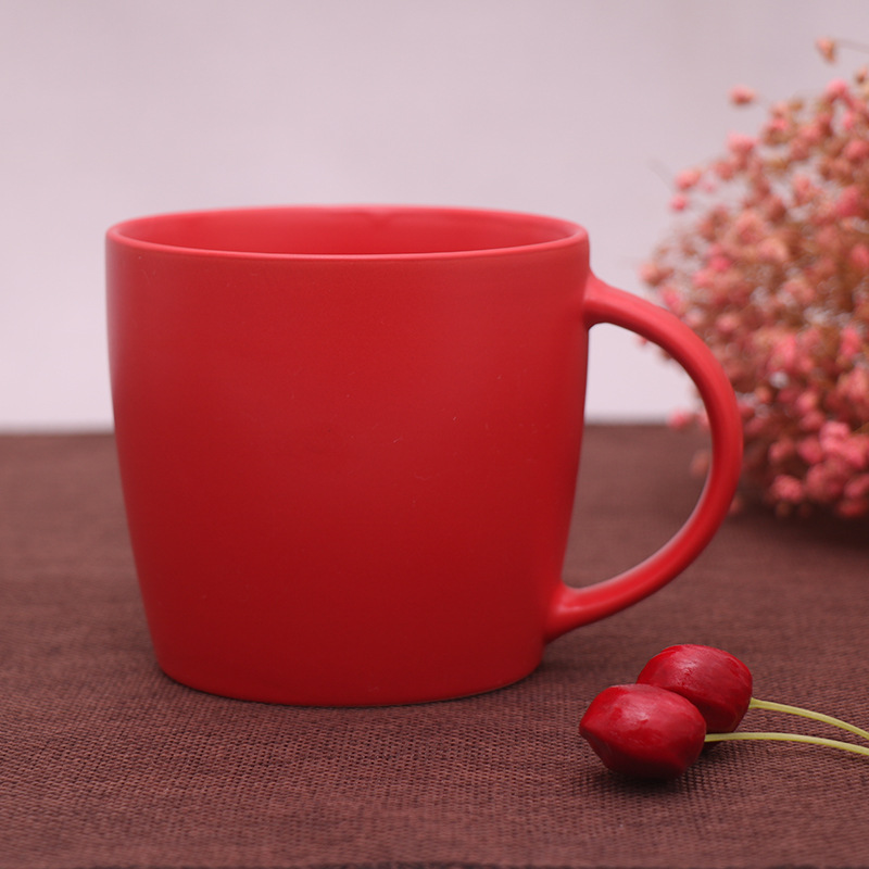 星巴克大容量馬克杯辦公室禮品紅色陶瓷咖啡杯水杯廠傢批發 可定批發・進口・工廠・代買・代購