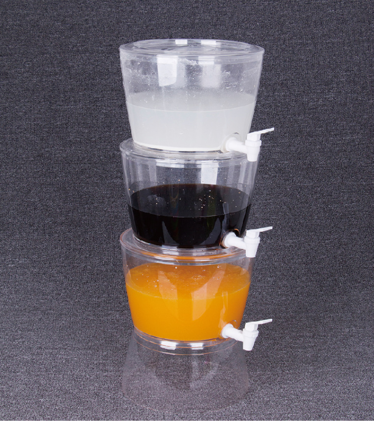 新品茶桶圓形塑料商用果汁鼎自助餐飲用品飲料機咖啡飲水機冷飲機工廠,批發,進口,代購