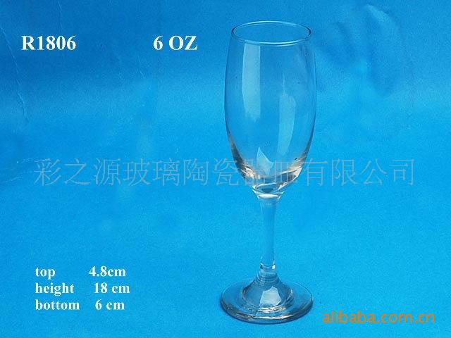 批發供應廣州玻璃陶瓷烤花廠6oz水杯香檳玻璃杯子 ktv紅酒玻璃杯工廠,批發,進口,代購