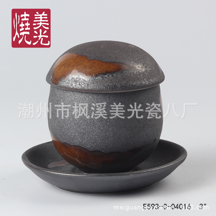 美光燒日本韓國式酒店料理陶瓷餐具 蛋盅蛋杯 E593-C-04016工廠,批發,進口,代購