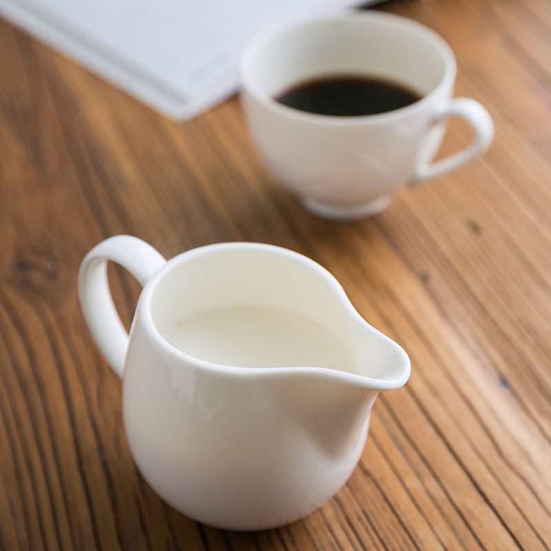 日本進口純色陶瓷奶壺奶杯西式奶盅工廠,批發,進口,代購