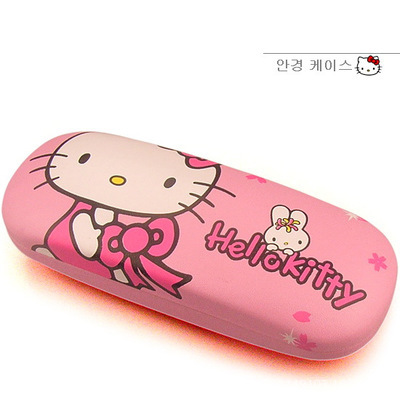 可愛Hello Kitty眼鏡盒凱蒂貓眼鏡盒卡通眼鏡盒批發工廠,批發,進口,代購