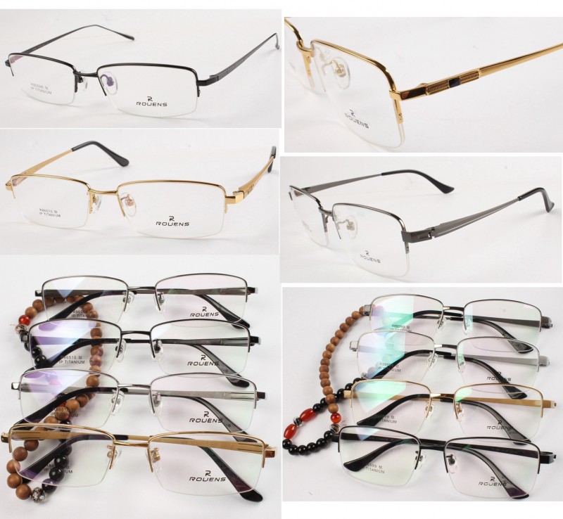 工廠代售鈦架 半框眼鏡架 男 大眼鏡框-56-57-59-60 8款大框鏡架批發・進口・工廠・代買・代購