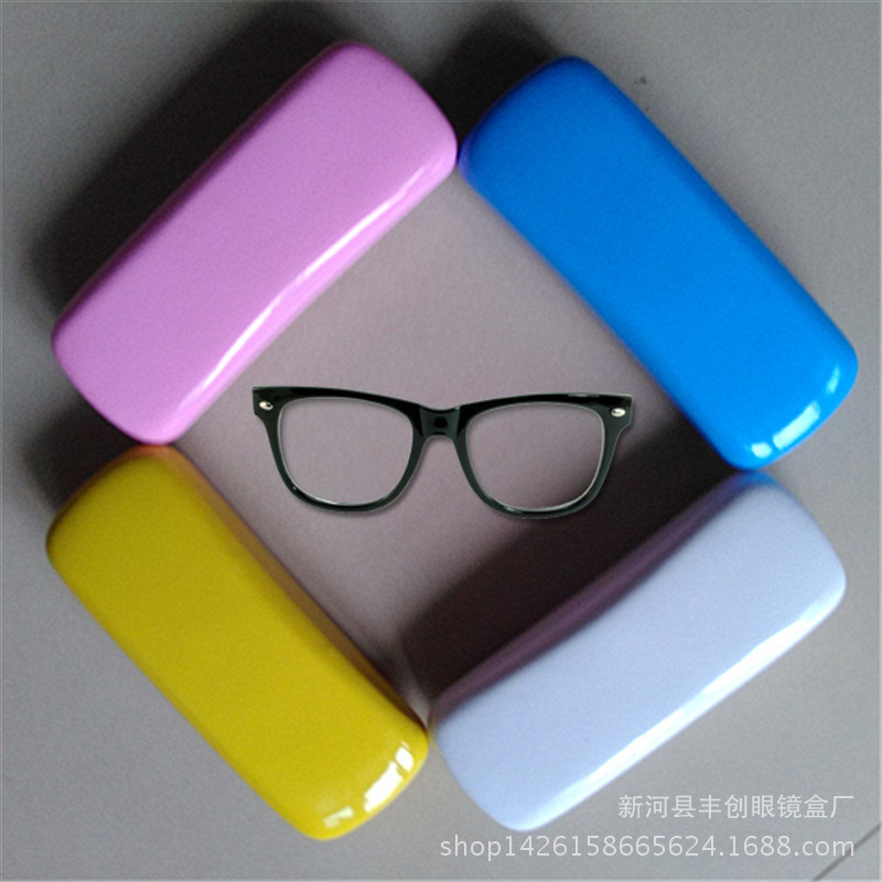 眼鏡盒 精美亮麵眼鏡盒 框架 近視鏡眼鏡盒 免費印logo批發・進口・工廠・代買・代購