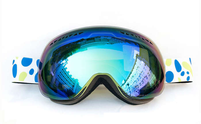 滑雪鏡 雙層防霧戶外大球麵防護眼鏡防紫外線男女可套近視鏡工廠,批發,進口,代購