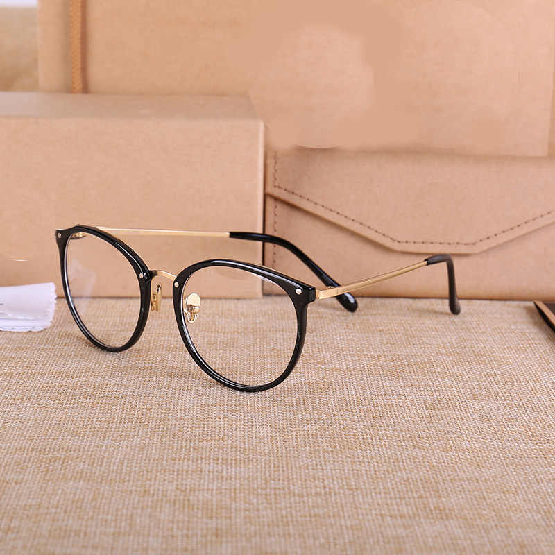 時尚圓形平光鏡 超輕TR90眼鏡架廠傢 男女學生新款復古眼鏡框批發批發・進口・工廠・代買・代購