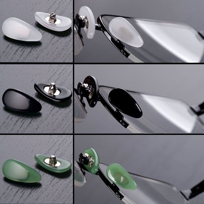 眼鏡配件保健玉石托葉鼻托鹿皮鏡佈搭配批發不過敏不發黃工廠,批發,進口,代購