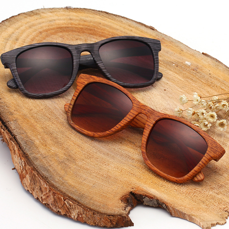廠傢直銷歐美潮流復古墨鏡百搭木質太陽眼鏡木紋太陽眼鏡戶外眼鏡批發・進口・工廠・代買・代購