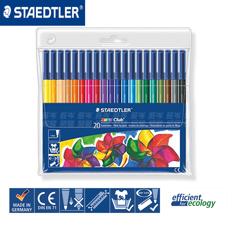 STAEDTLER 施德樓Noris 326 WP20 水彩筆20色套裝EN71安全環保工廠,批發,進口,代購