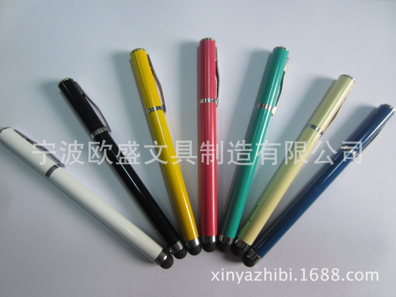 金屬觸控電容筆 多功能金屬筆 插套圓珠筆 兩用筆工廠,批發,進口,代購