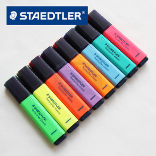 德國施德樓STAEDTLER熒光筆 364 5MM線寬高光筆 彩色螢光筆工廠,批發,進口,代購