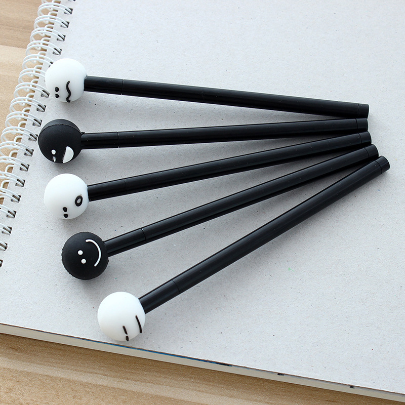 韓國文具卡通中性筆0.5mm全針管黑色簽字筆學生水筆辦公學習B16批發・進口・工廠・代買・代購