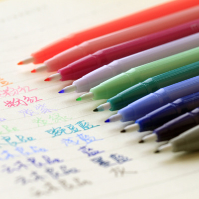 韓國文具慕娜美3000彩色中性筆水彩筆水性筆水筆纖維筆學生用品工廠,批發,進口,代購