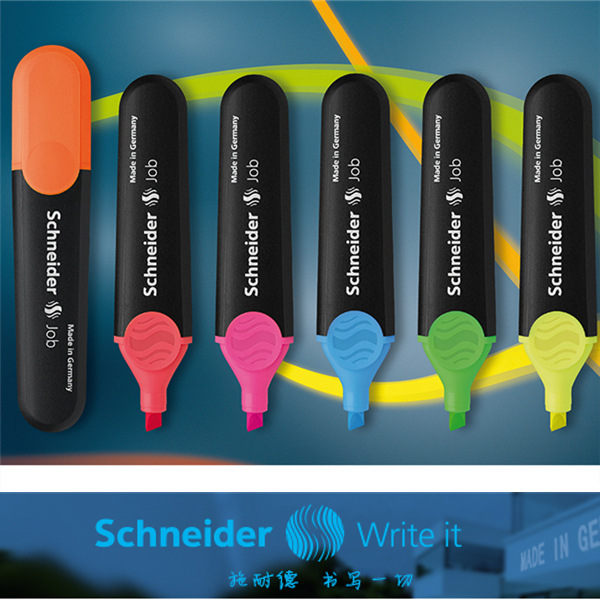 德國施耐德Schneider|Job-150|防水防光顏色鮮艷 防水防光 熒光筆工廠,批發,進口,代購