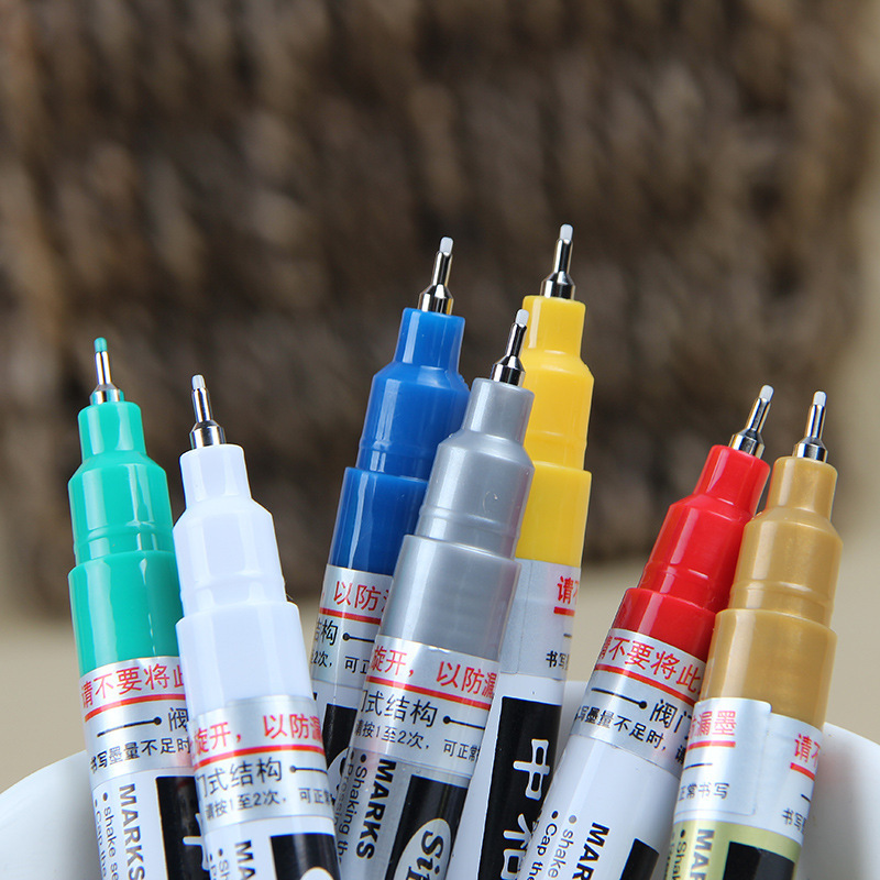 批發中柏SP150油漆筆0.7mm極細針管 簽到筆diy卡紙手繪彩色筆批發・進口・工廠・代買・代購