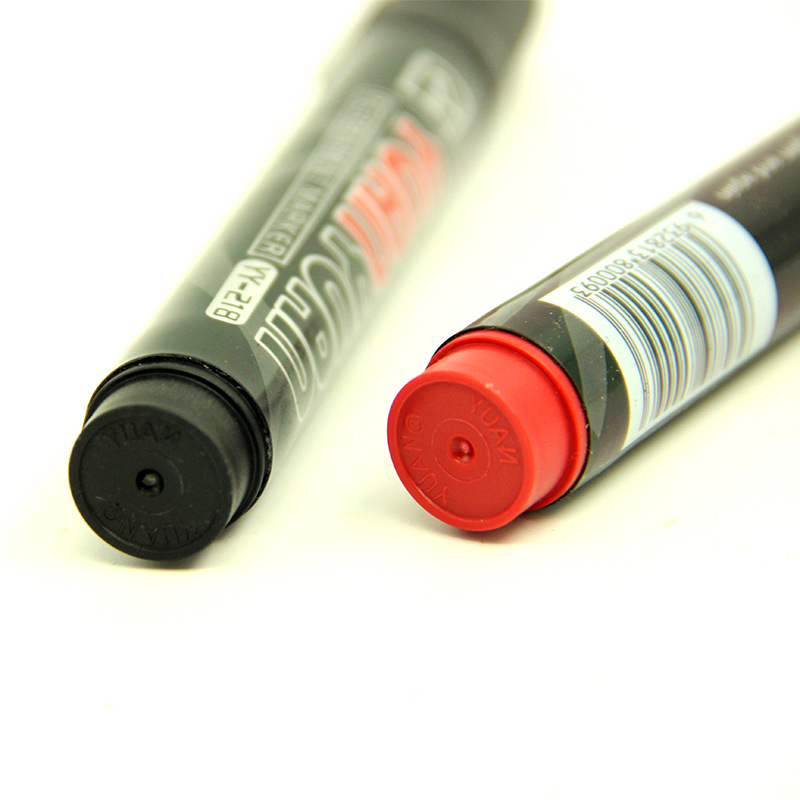 【廠傢直銷】單頭馬克筆 黑色紅色大頭筆耐用 源原優質油性記號筆工廠,批發,進口,代購
