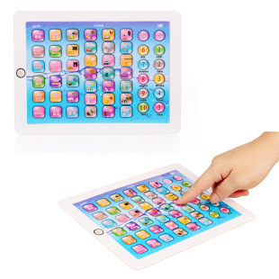 仿真Ipad平板電腦 觸屏 中英文雙語兒童益智學習機玩具早教機工廠,批發,進口,代購