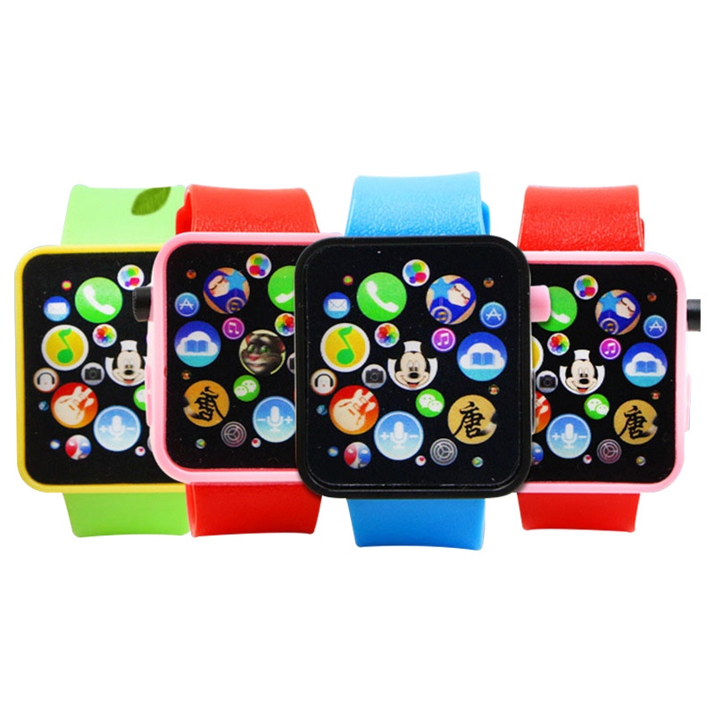 新款3D觸摸兒童手錶最新蘋果智能故事機嬰幼兒童益智玩具早教手錶工廠,批發,進口,代購