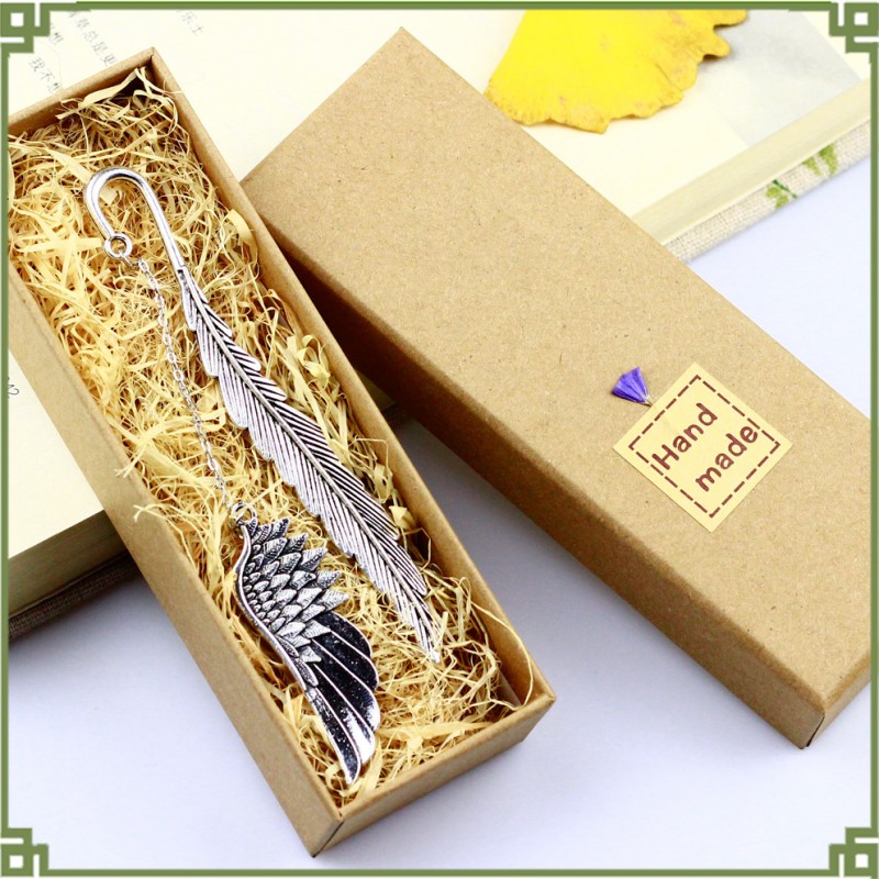 《古羽》手工中國風金屬書簽古風創意復古典羽毛聖誕書簽禮盒裝工廠,批發,進口,代購
