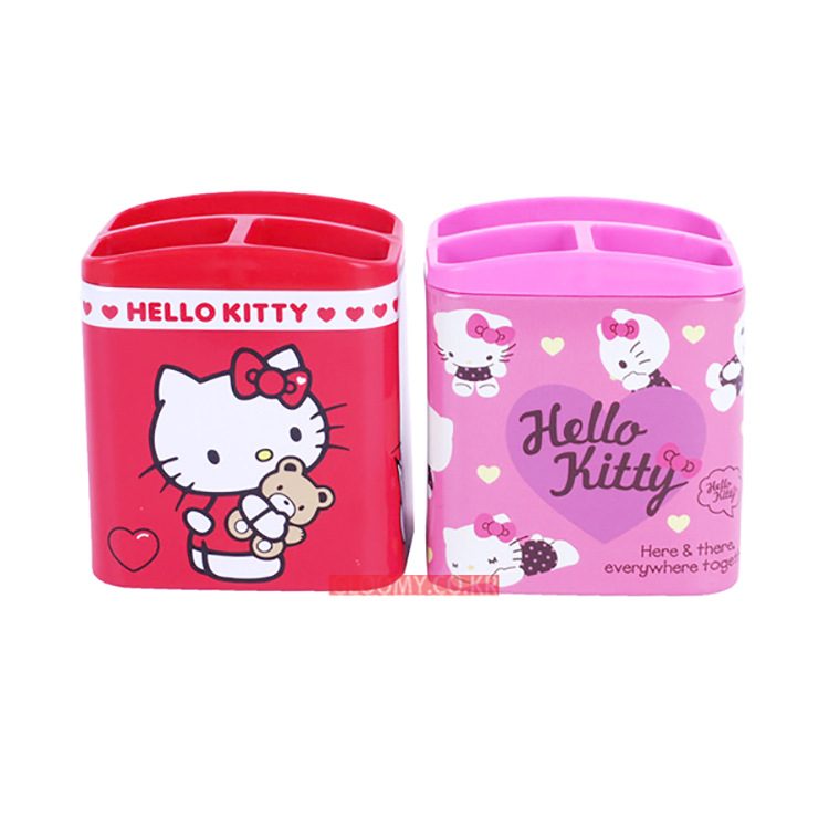 日本進口正品hellokitty可愛方形筆架 凱蒂貓筆筒工廠,批發,進口,代購