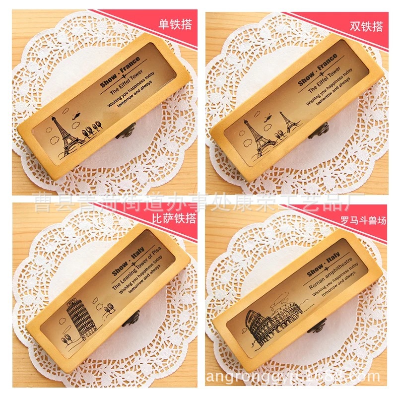 木製鉛筆盒 小學生木頭文具盒 女韓國創意日本多功能可愛兒童筆袋批發・進口・工廠・代買・代購