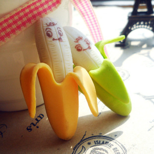 SY12韓版文具 學生獎品 精美創意表情 香蕉橡皮擦2個裝工廠,批發,進口,代購