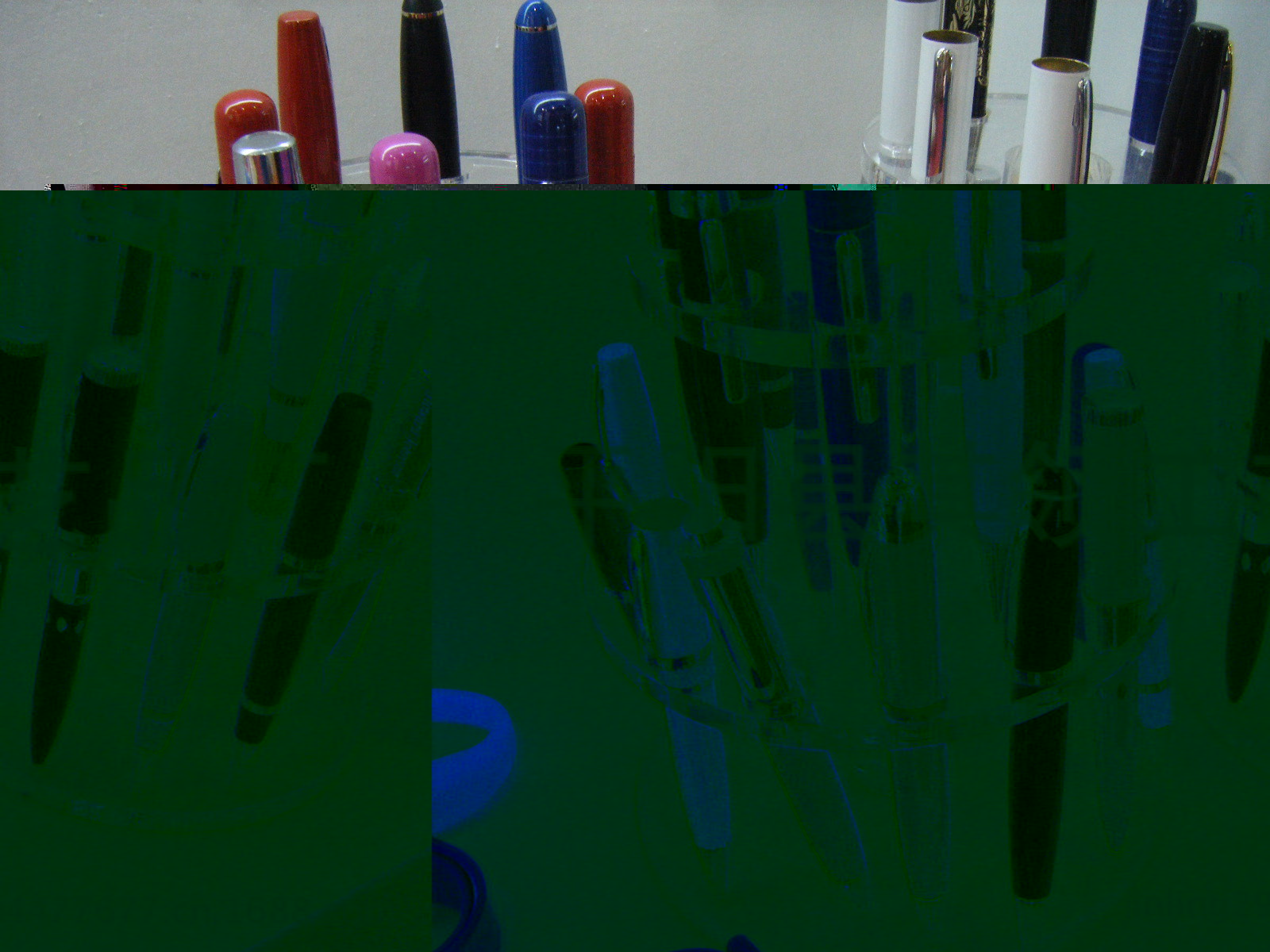 亞克力筆架筆筒展示架有機玻璃毛筆展架眉筆化妝刷展示架批發・進口・工廠・代買・代購