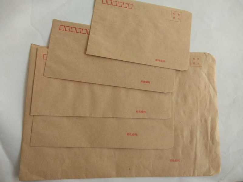 黃色牛皮紙信封 復古傳統中式5號6號信封 郵局標準黃皮信封定製批發・進口・工廠・代買・代購