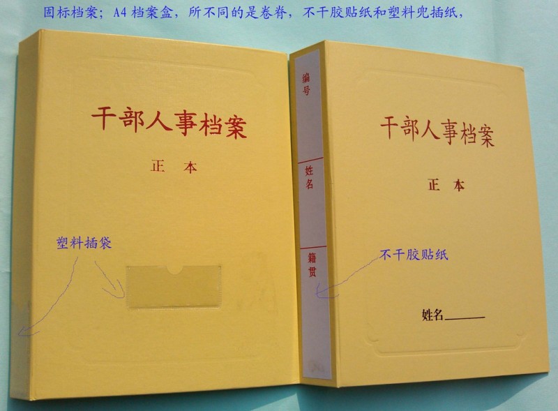 乾部人事檔案盒、人事檔案盒、可以定製各種規格乾部、人事檔案盒批發・進口・工廠・代買・代購