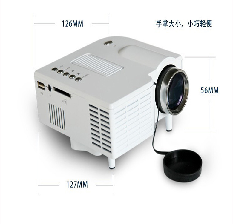 UC28+新型微型高清投影機1080P 流敏度48 電腦手機通用工廠,批發,進口,代購