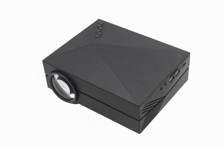 GM60投影機 黑 白 金三色 支持插卡隨身碟，VGA，梯形校正高清投影批發・進口・工廠・代買・代購