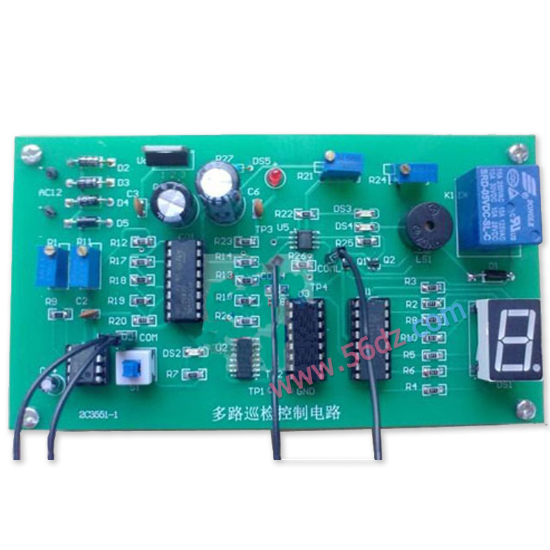多路巡檢控製電路 電子產品裝配與調試競賽套件 電子組裝實訓散件工廠,批發,進口,代購