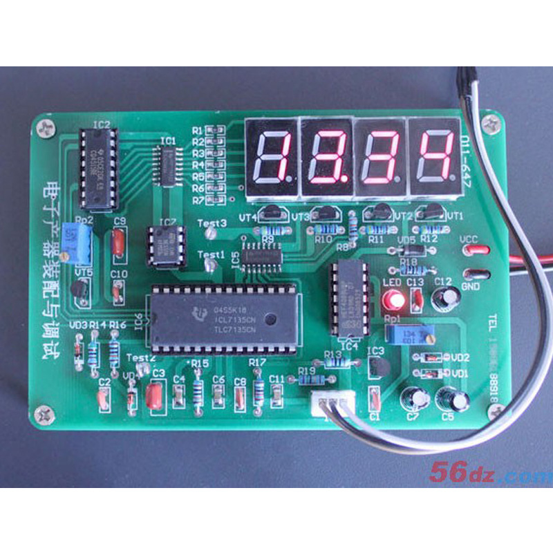 ICL7135 數字溫度機 電子產品裝配與調試競賽套件 配套試題工廠,批發,進口,代購