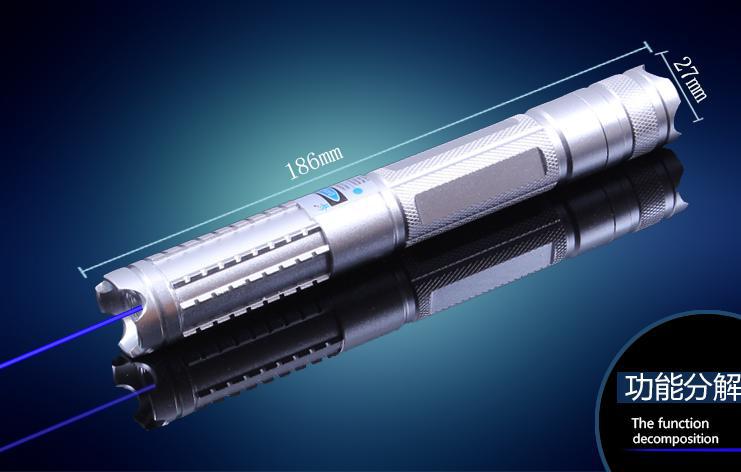 超強功率1.2w藍色激光 藍光激光手電 2米點煙5米爆汽球全套價格批發・進口・工廠・代買・代購