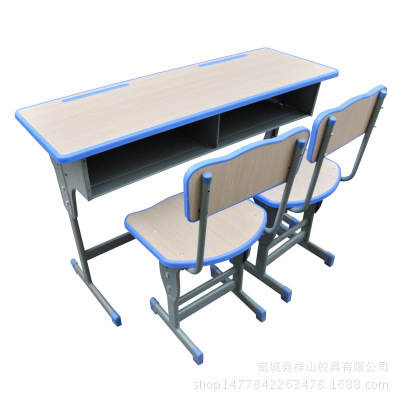 學生課桌椅 廠傢直銷學校培訓單人課桌 可升降學習課桌椅 舉報工廠,批發,進口,代購