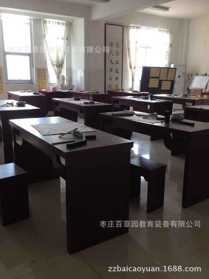 板式書法桌 實木書法桌 仿古書法桌 學生書法桌 廠傢直銷工廠,批發,進口,代購