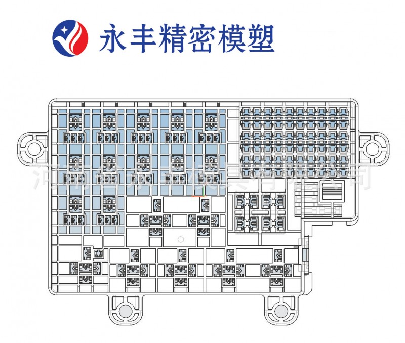 廠傢訂製 汽車配件 傢用電器 精密註塑模具 線速保險盒 設計生產批發・進口・工廠・代買・代購