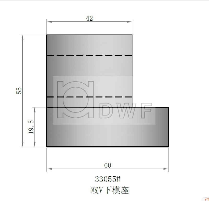 折彎機模具 標準模具 下模座33055#工廠,批發,進口,代購