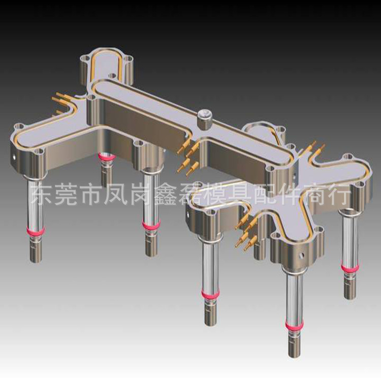 東莞鑫磊定製熱流道模具系統 塑料模配件 分流板工廠,批發,進口,代購