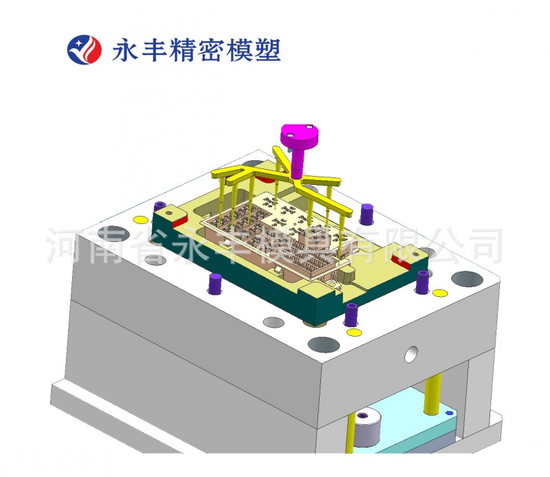 河南精密註塑模具 汽車空調傢用電器塑膠殼 線束盒 專業開模製造批發・進口・工廠・代買・代購