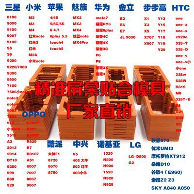 手機屏幕貼合模具iphone6/5/4S三星S4 S5小米定位模壓屏批發・進口・工廠・代買・代購