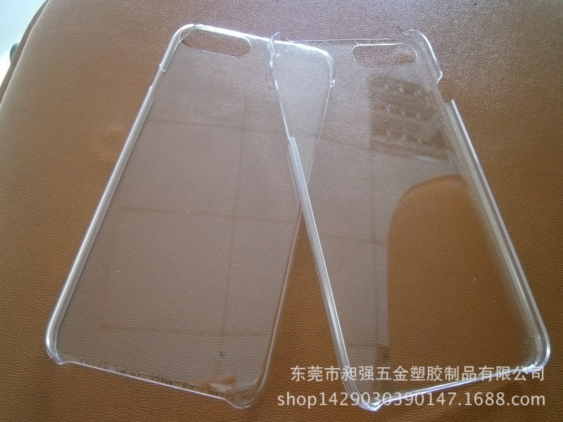 iphone7 Plus高透單底光麵開口無合模線素材 貼皮保護殼電鍍水貼批發・進口・工廠・代買・代購