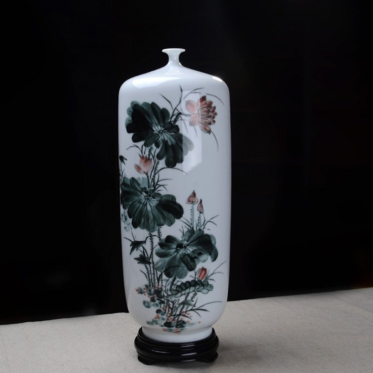 大師手繪花瓶 德化中國白 陶瓷工藝花瓶 國傢級手繪花瓶工藝品批發・進口・工廠・代買・代購