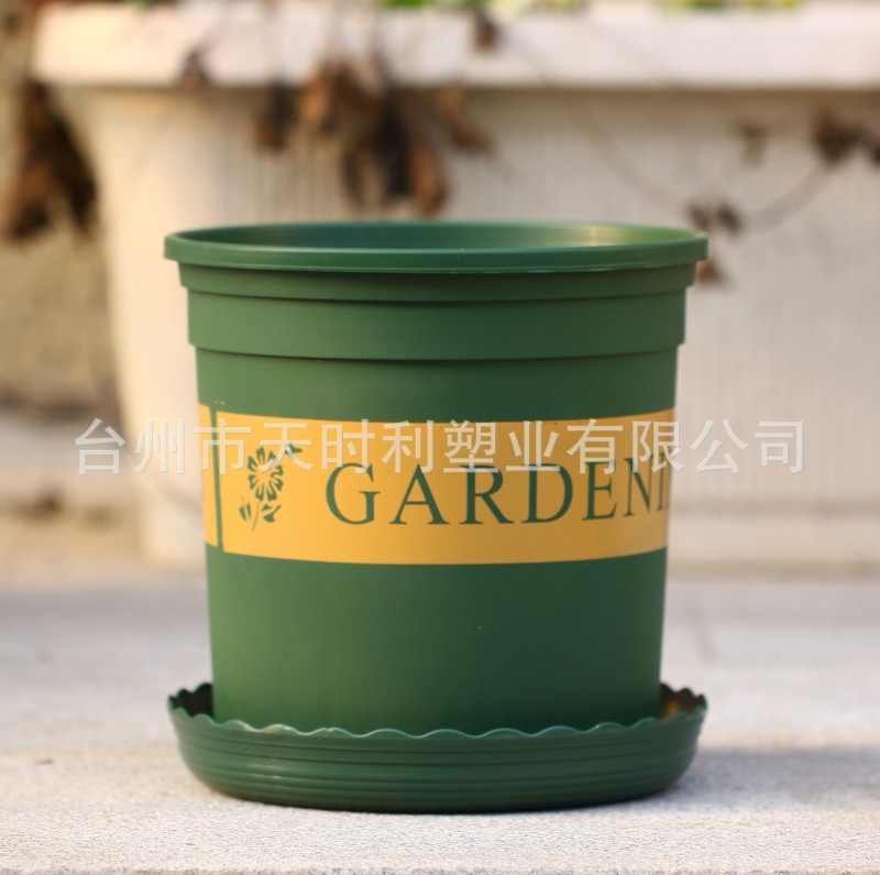 工廠直批 1.5加侖印花盆 月季茉莉草莓種植盆 可定製LOGO 可配托批發・進口・工廠・代買・代購