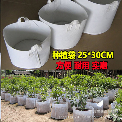 批發訂做植樹節用毛氈植物袋 種植袋 無紡佈育苗袋圓桶植樹袋工廠,批發,進口,代購