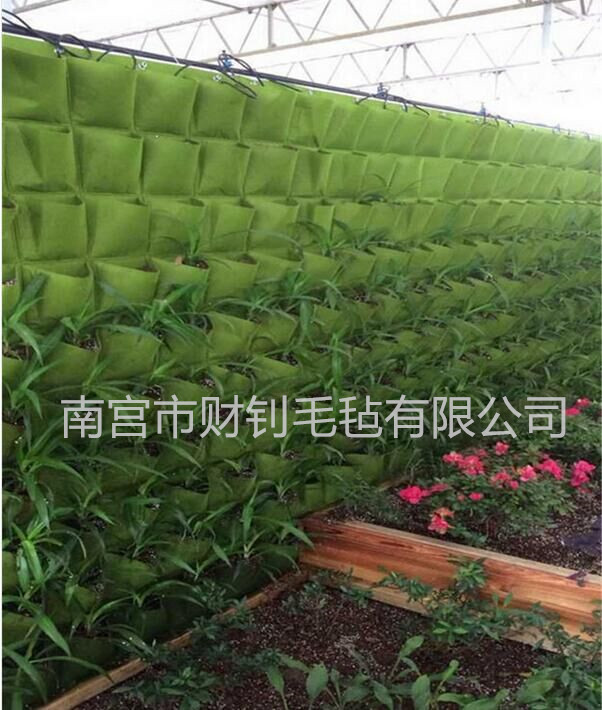 【財釗毛氈】訂做各種尺寸毛氈植物袋 毛氈種植袋 多口袋工廠,批發,進口,代購