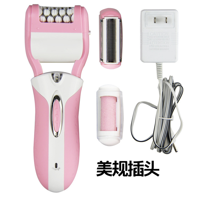 外貿美規3合1充電式女士剃毛磨腳器 女士剃毛器 脫毛器 GM-3052工廠,批發,進口,代購